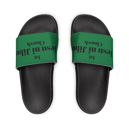 Yesu ni Jibu Men's Removable-Strap Sandals