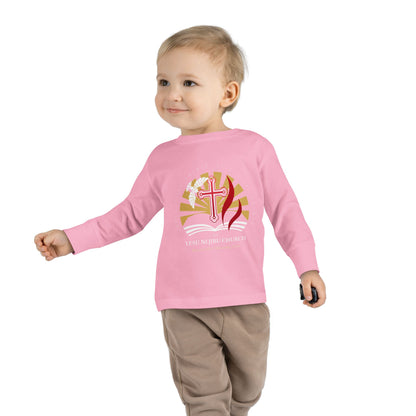 Yesu ni Jibu Toddler Long Sleeve Tee