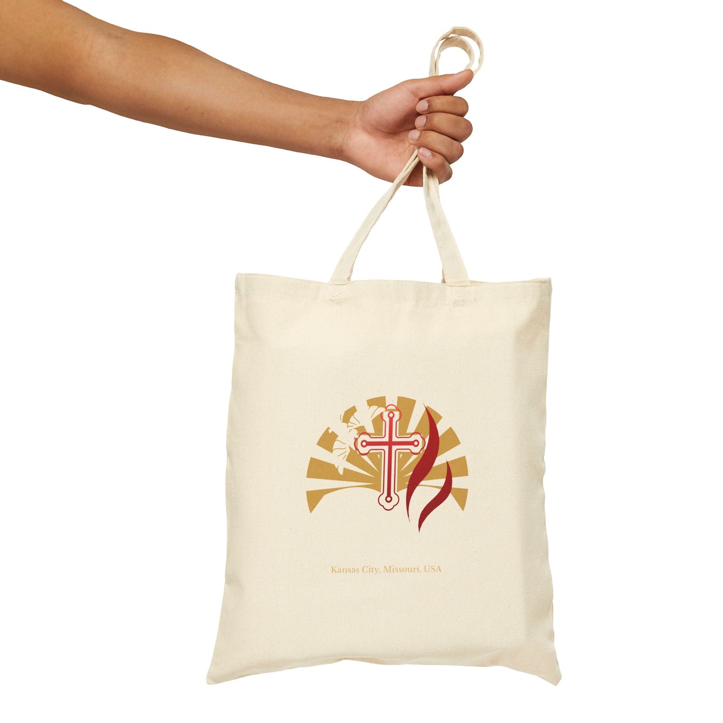 Yesu ni Jibu Cotton Canvas Tote Bag