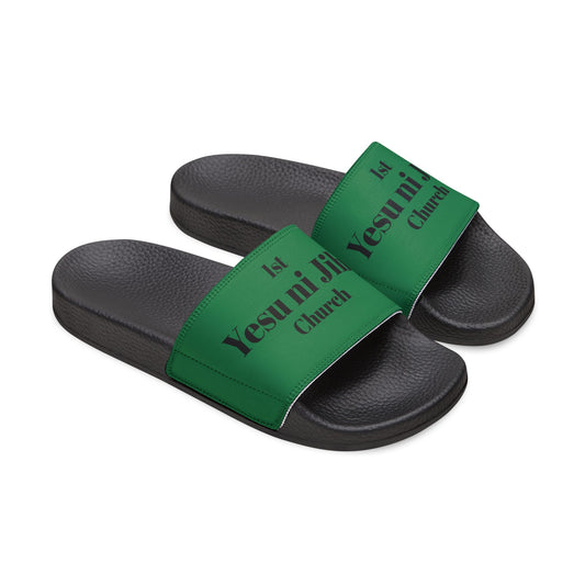 Yesu ni Jibu Men's Removable-Strap Sandals