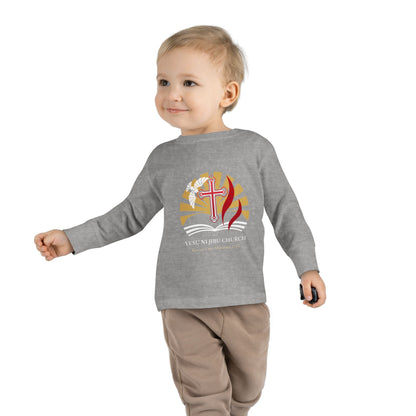 Yesu ni Jibu Toddler Long Sleeve Tee