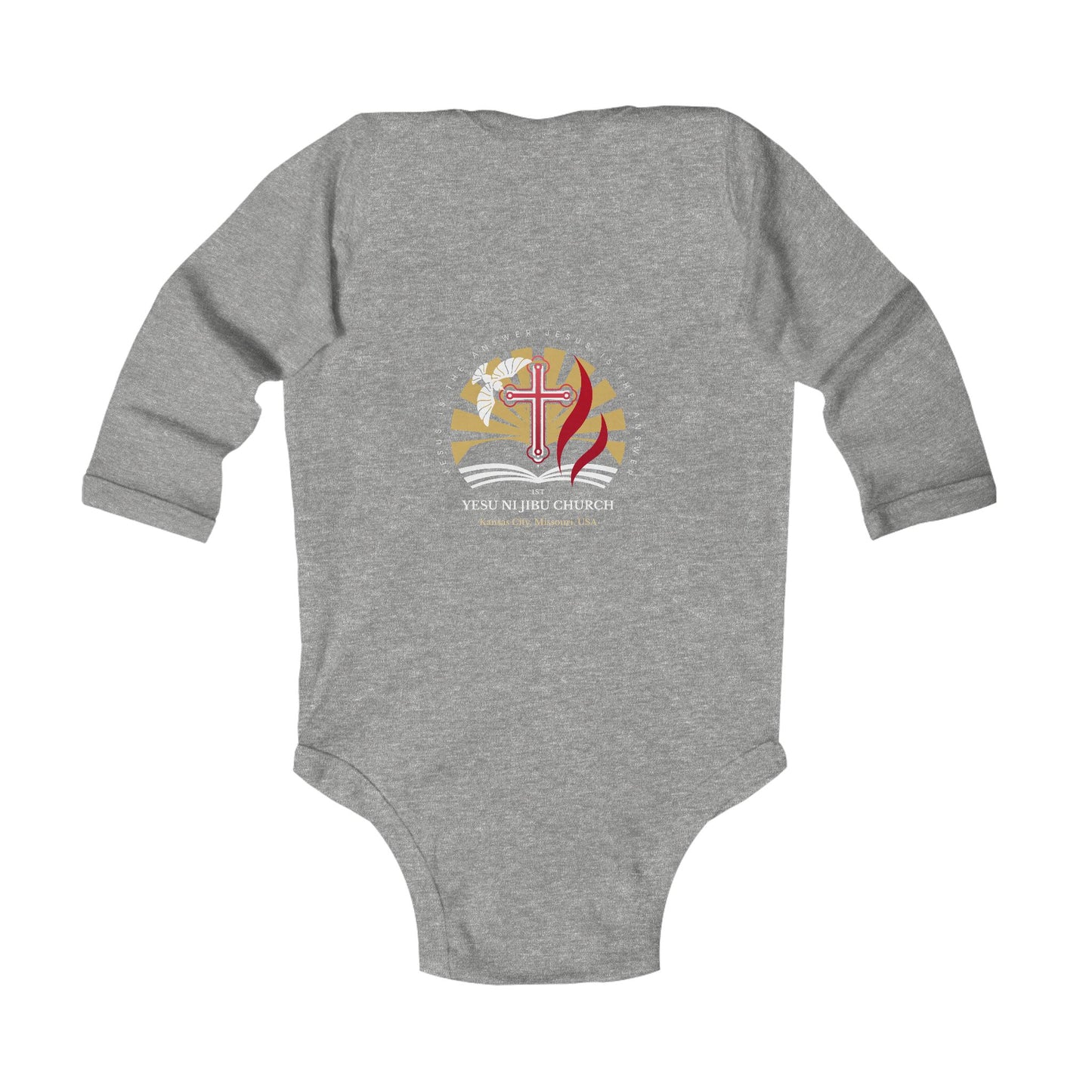 Yesu ni Jibu Infant Long Sleeve Bodysuit