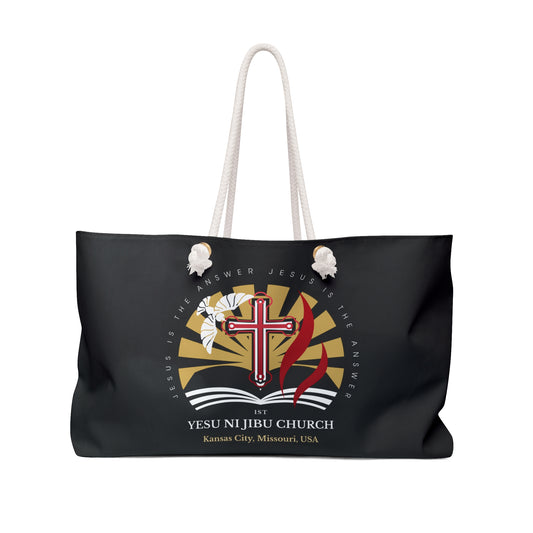 Yesu ni Jibu Weekender Bag