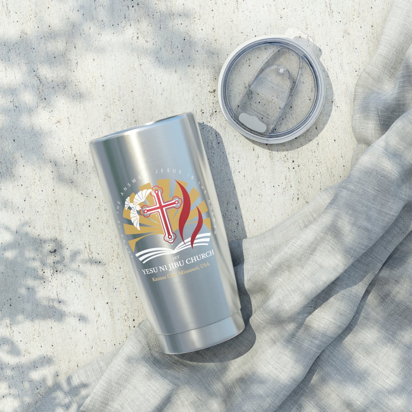 Yesu ni Jibu Vagabond 20oz Tumbler