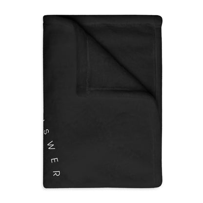 Yesu ni Jibu Velveteen Microfiber Blanket (Two-sided print)