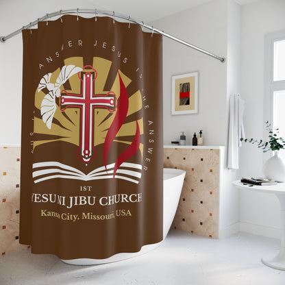 Yesu ni Jibu Shower Curtains