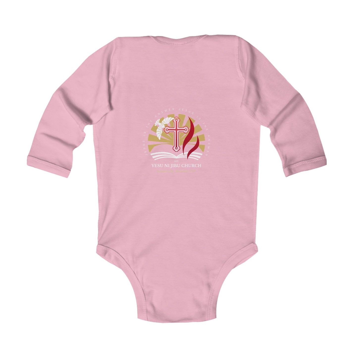 Yesu ni Jibu Infant Long Sleeve Bodysuit