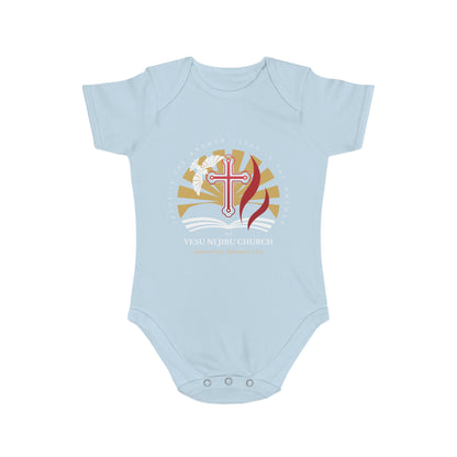 Yesu ni Jibu Short Sleeve Baby Bodysuit