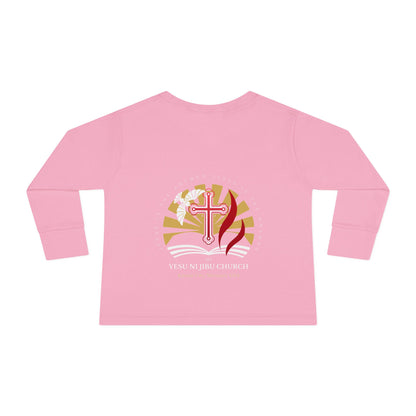 Yesu ni Jibu Toddler Long Sleeve Tee