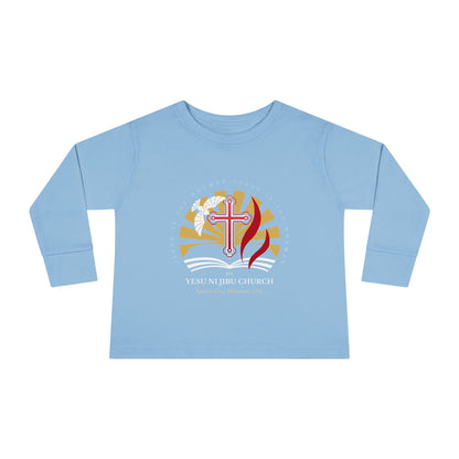 Yesu ni Jibu Toddler Long Sleeve Tee