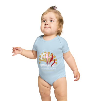 Yesu ni Jibu Short Sleeve Baby Bodysuit