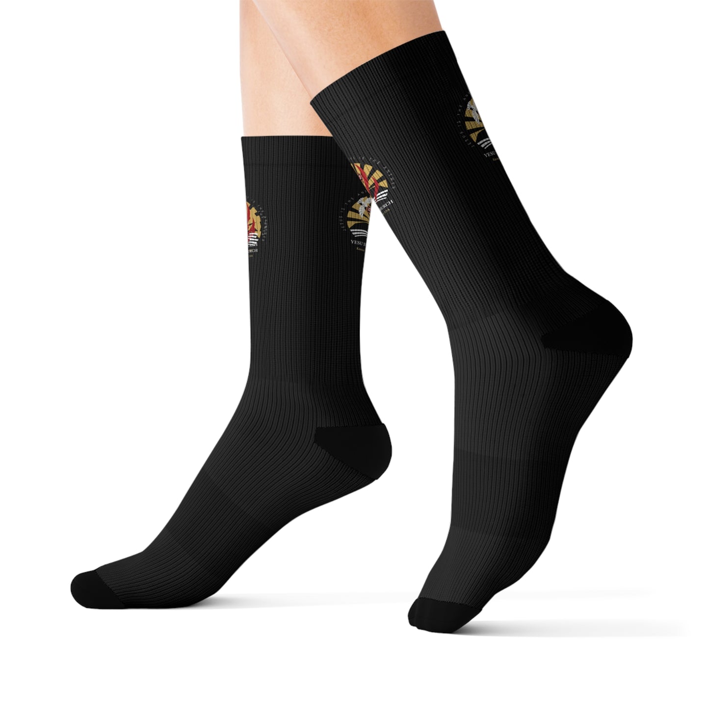 Yesu ni Jibu Sublimation Socks